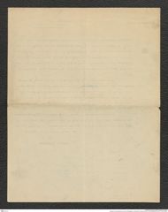 Nachlass Franz Steindachner, Brief (unvollständig) von Deutscher Fischerei-Verein an Franz Steindachner, Inv.Nr. 106.04, Seite 2